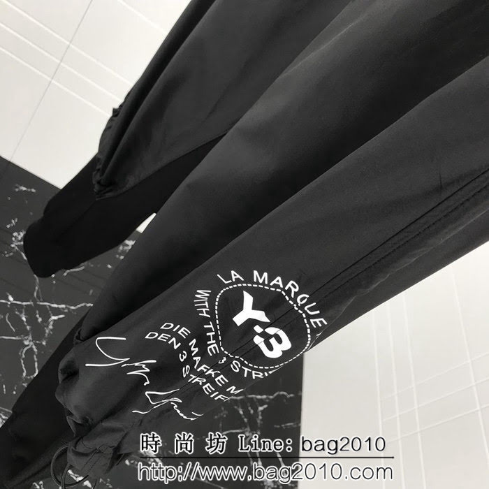 Y-3山本耀司 爆炸單品 18年秋冬新款 微跨 假兩件男款休閒褲 ydi1369